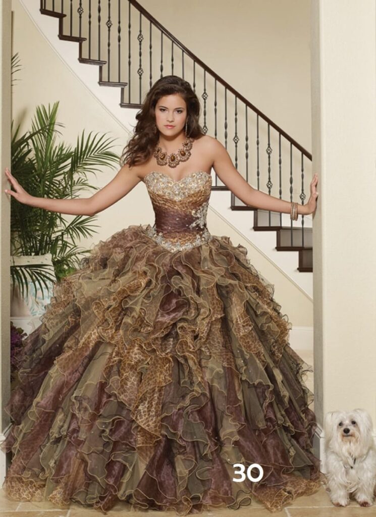 Vestido de 15 años, color rosa, estilo princesa — Robi's Photo Studio, Miami